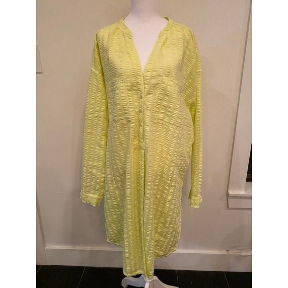 Pilcro Seersucker Tunic Button Down - Picture 2 of 11